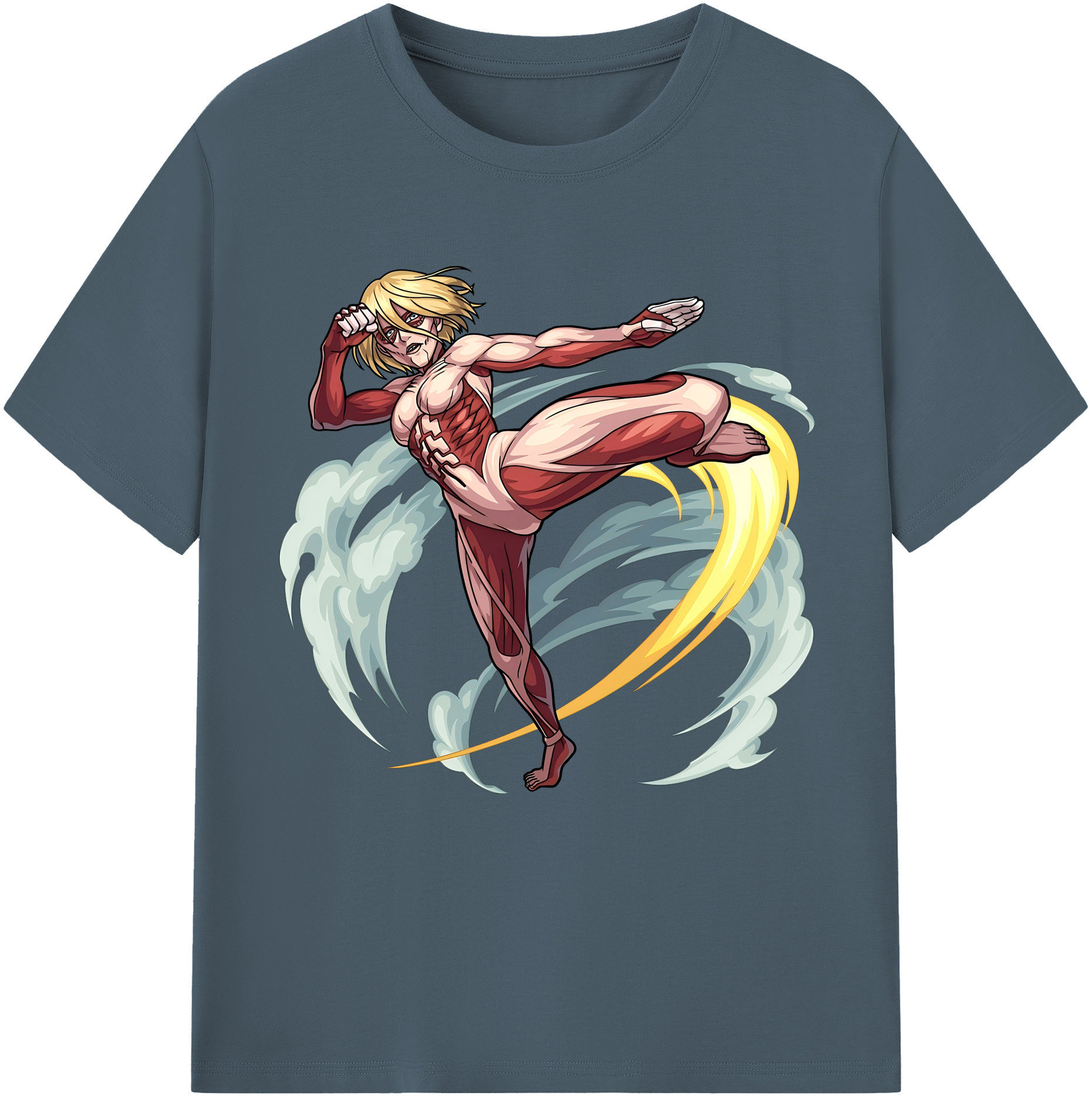 （画像用） 進撃の巨人 Attack on Titan 綿100％半袖Tシャツ（フロントプリント）